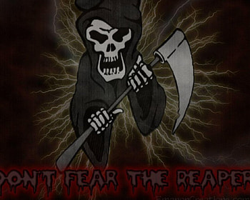 Fear the reaper, fear, reaper HD wallpaper