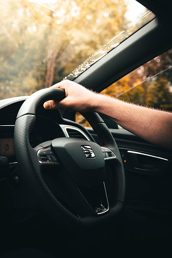Cars, Hand, Car, Steering Wheel, Rudder, Salon HD phone wallpaper