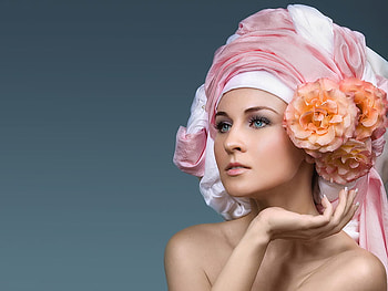 Adornments, sweet, pretty, romantic, look, she, woman, female HD wallpaper
