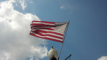 Old Glory: Standing Tall, us flag, stars and stripes, old glory, american flag, old glory waving in the breeze, flag HD wallpaper