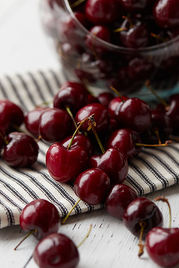 Food, Cherry, Cloth, Fruit HD phone wallpaper