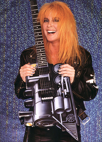 Lita Ford, Rock guitar queen, Female guitarist, 1992 HD phone wallpaper