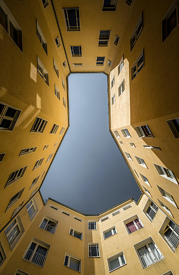 Cities, Architecture, Building, Facade, Bottom View HD phone wallpaper