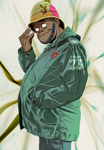 Russel from Gorillaz, Character from the band HD phone wallpaper