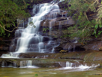 The essence of life, waterfalls, nature HD wallpaper