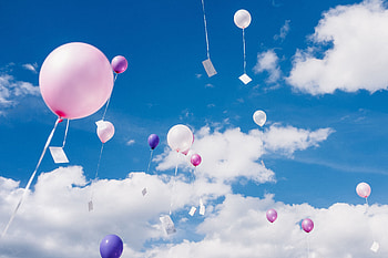 Sky, Clouds, Balloons, Miscellanea, Miscellaneous, Flight, Height, Air Balloons HD wallpaper