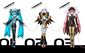Vocaloids, blue, luka, awesome, rin, cute, vocaloid, beauty, nice, miku, halloween, hatsune, kagamine rin, megurine luka, robotic, blue eyes, hatsune miku, twintail, blue hair, beautiful, pink hair, orange, kagamine, pink, anime, pretty, yellow hair, cool, megurine HD wallpaper
