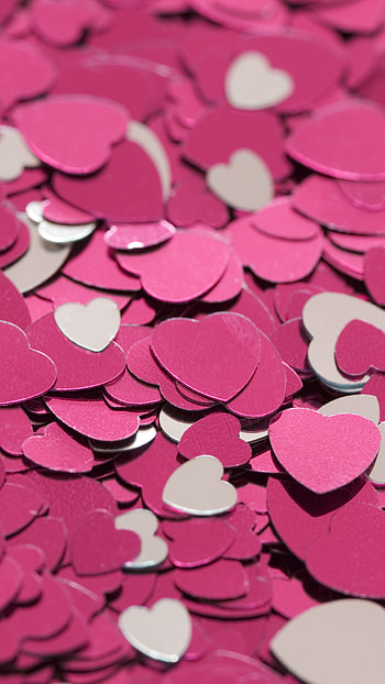 Pink Heart, Hearts, Lovely Heart HD phone wallpaper