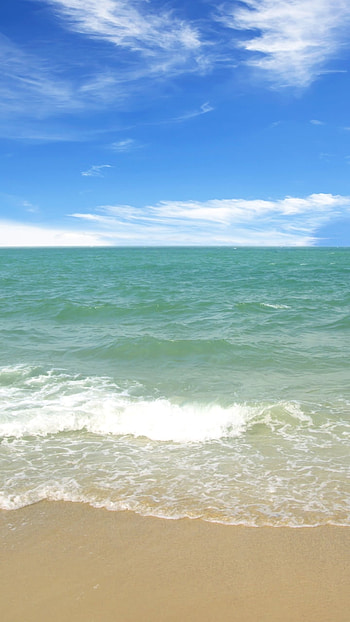 horizon, nature, ocean HD phone wallpaper