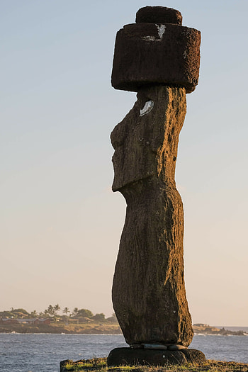 Ahu Ko Te Riku, Moai HD phone wallpaper