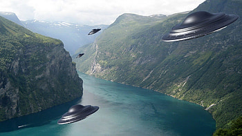 Alien Invasion Ufo HD wallpaper