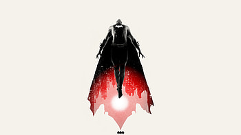 Batman Above, batman, superheroes, artwork HD wallpaper
