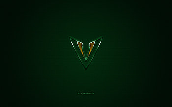 Tampa Bay Vipers, American football club, XFL, green logo, green carbon fiber background, American football, Florida, USA, Tampa Bay Vipers logo HD wallpaper