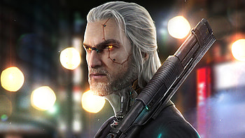 Witcher 2077 Cyberpunk, the-witcher-3, games, ps4-games, xbox-games, pc-games, cyberpunk-2077 HD wallpaper