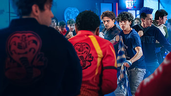 Cobra Kai Showdown: Action Scene, TV Show, Cobra Kai HD wallpaper
