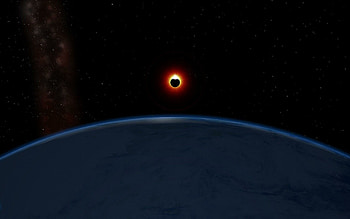 Celestial beauty, Solar eclipse mystique, Astral wonders, Twilight marvel HD wallpaper