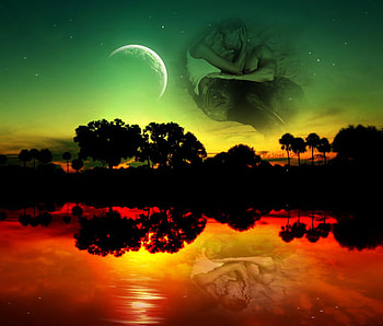 ROMANTIC NIGHT, niht, love HD wallpaper