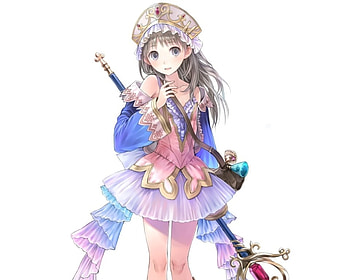 rorona-atelier_totori, sweet, sexy, white, hot, cute, girl, nice, anime girl, anime, female HD wallpaper