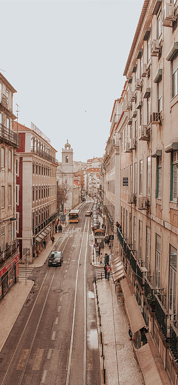 Lisbon Portugal , European charm, Urban alleyways, Quaint streets HD phone wallpaper