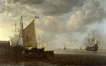 Ships, Sea, Miscellanea, Miscellaneous, , Storm, Canvas, Oil, Butter HD wallpaper