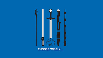 Caliburn Crossovers Doctor Who Funny Harry Potter Lightsabers Minimalistic Star Wars Wand HD wallpaper