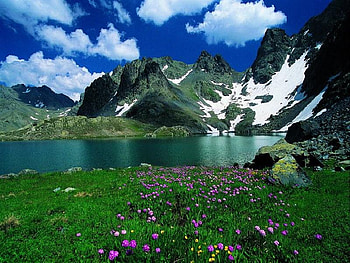 tatos lake1, turkey, lake, mountain HD wallpaper