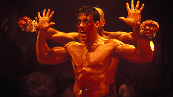 Kickboxer, 1989 classic, Intense action shots, Timeless martial arts film HD wallpaper