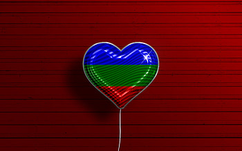 I Love Villavicencio, , realistic balloons, red wooden background, Day of Villavicencio, Colombian cities, flag of Villavicencio, Colombia, balloon with flag, cities of Colombia, Villavicencio flag, Villavicencio HD wallpaper