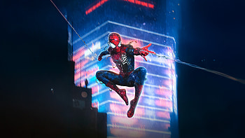 Spider Man Epic Pose, spiderman, superheroes, artwork, digital-art, ai HD wallpaper