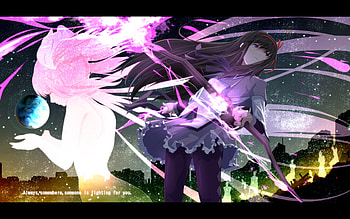 akemi homura, madoka, mahou shoujo madoka magica, konachanakemi homura, kaname, hair, long HD wallpaper