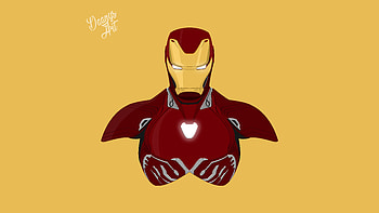 Iron Man Avengers Infinity War 2018 Minimalism , iron-man, avengers-infinity-war, 2018-movies, movies, minimalism, artwork, artist, deviantart HD wallpaper