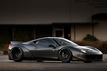 Ferrari 458 Tuned, Liberty Walk Cars HD wallpaper