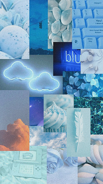 Fondo de pantalla azul, blue HD phone wallpaper