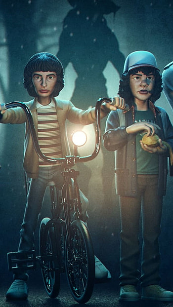 Stranger Things, Netflix, Friends Background HD phone wallpaper