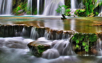 The Spring, cool, fresh, spring, water HD wallpaper
