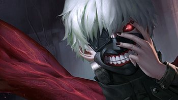 Preview tokyo ghoul, kaneki ken, man, mask HD wallpaper