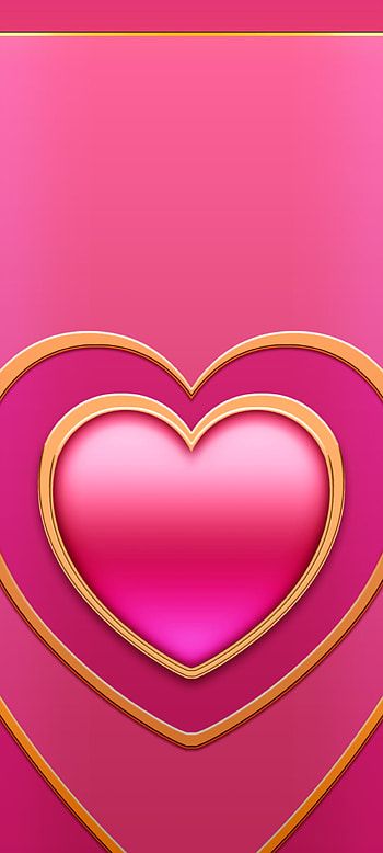 Heart Beam, love, beautiful, magenta, pink, romantic, valentine HD phone wallpaper