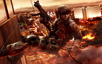 Soldier, game, fantasy, art HD wallpaper