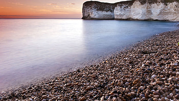 Nature, Sea, Rock, Shore, Bank, Smooth, Surface, Pebbles HD wallpaper