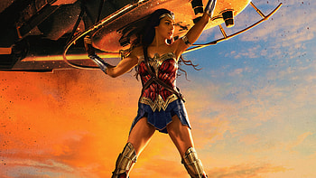 Wonder Woman Featuring Gal Gadot – Heroic Movie Moment, Gal Gadot, movie, Wonder Woman HD wallpaper