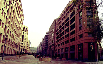 Cities, Building, Stroll, Street, Day HD wallpaper