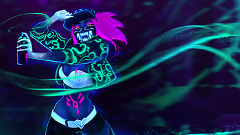 Kda Akali , akali-league-of-legends, league-of-legends, games, deviantart HD wallpaper