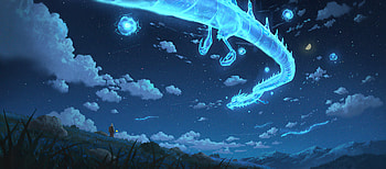 Ghost Loong Dragon, artist, artwork, digital-art, artstation HD wallpaper