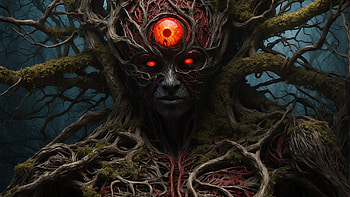 Tree Monster, tree, monster, scary, forest HD wallpaper