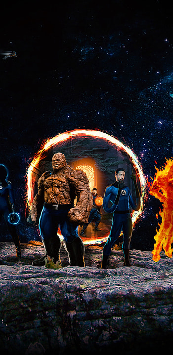 Fantastic Four, MCU, Samsung Galaxy Note HD phone wallpaper