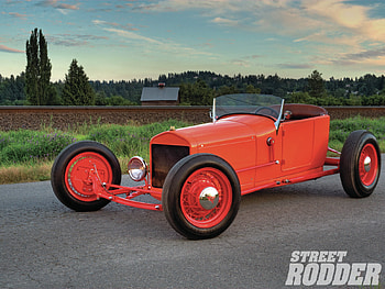 Modified T Roadster, ford, custom, orange, coupe HD wallpaper