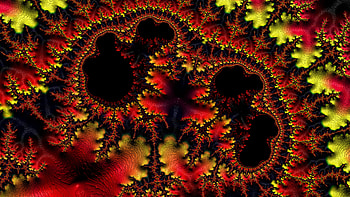 Trippy Psychedelic Fractal, trippy, psychedelic, trance, orange (Color), red, Abstract, fractal HD wallpaper