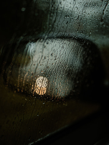 Rain, Drops, Macro, Glare, Wet, Glass HD phone wallpaper