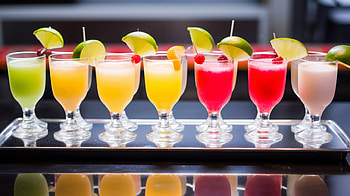 Colorful Daiquiri Collection - AI Art Inspired, AI Art, food, Daiquiri HD wallpaper