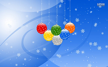 Colorful Christmas Globes, Colorful, Globes, Christmas HD wallpaper